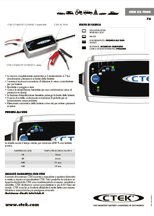 CTEK XS7000 PAG2