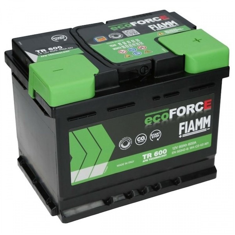 Batteria Start & Stop FIAMM ECOFORCE AFB TR600 12V 60AH 600A