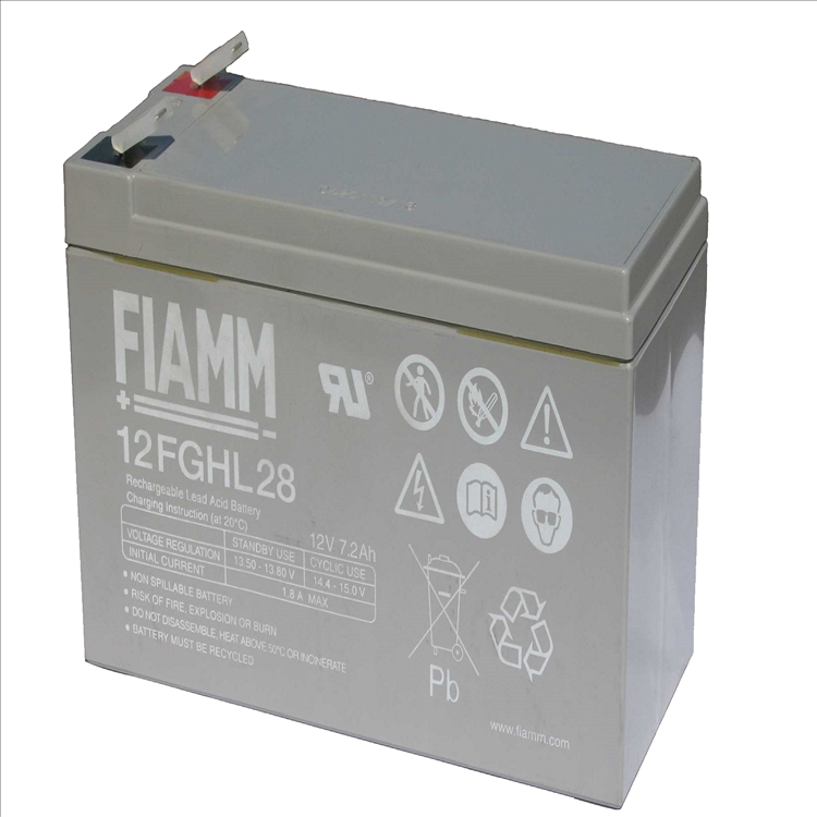 BATTERIA FIAMM 12V 7,2 Ah FG20721 VRLA AGM ERMETICA UPS ANTIFURTO