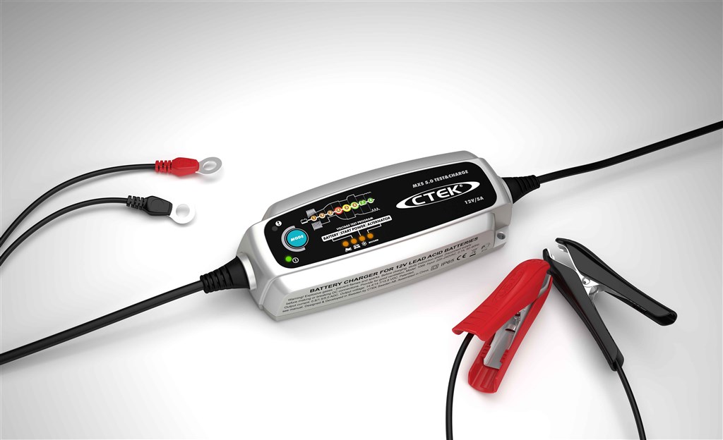 Carica Batterie e Mantenitori CTEK : CARICABATTERIE CTEK MXS 5.0 TEST &  CHARGE 12 VOLT 5AH